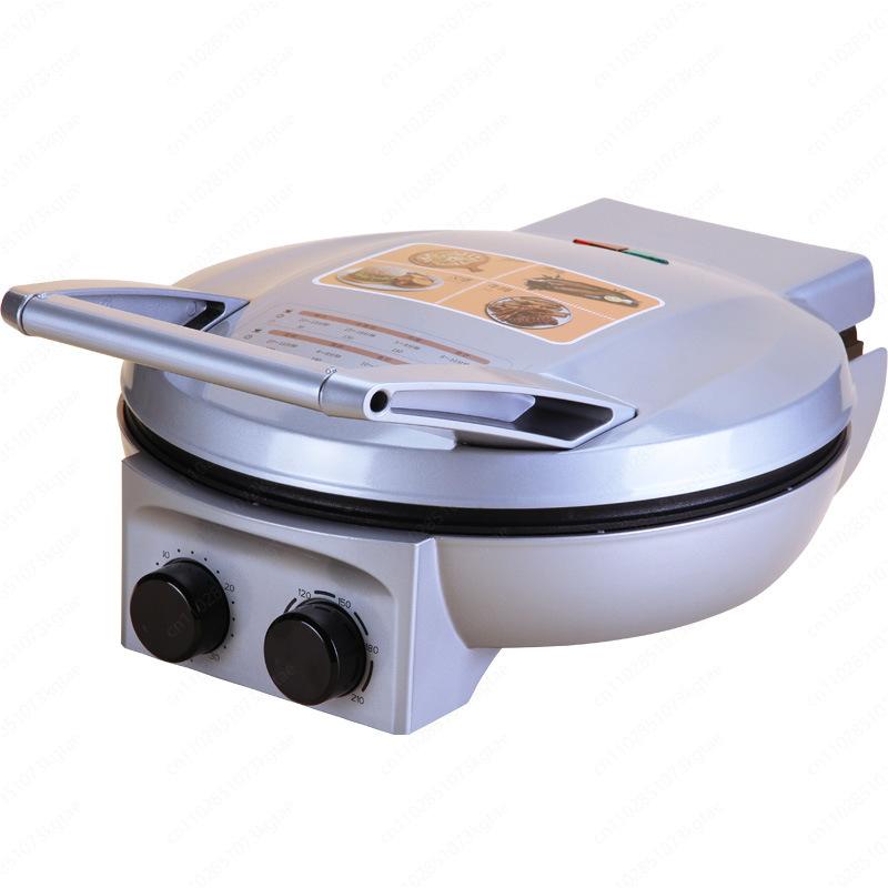 Домашняя пиццамейкер с регулируемой температурой 1500 Вт - Сковорода для выпечки блинов и лепешек с двусторонним нагревом