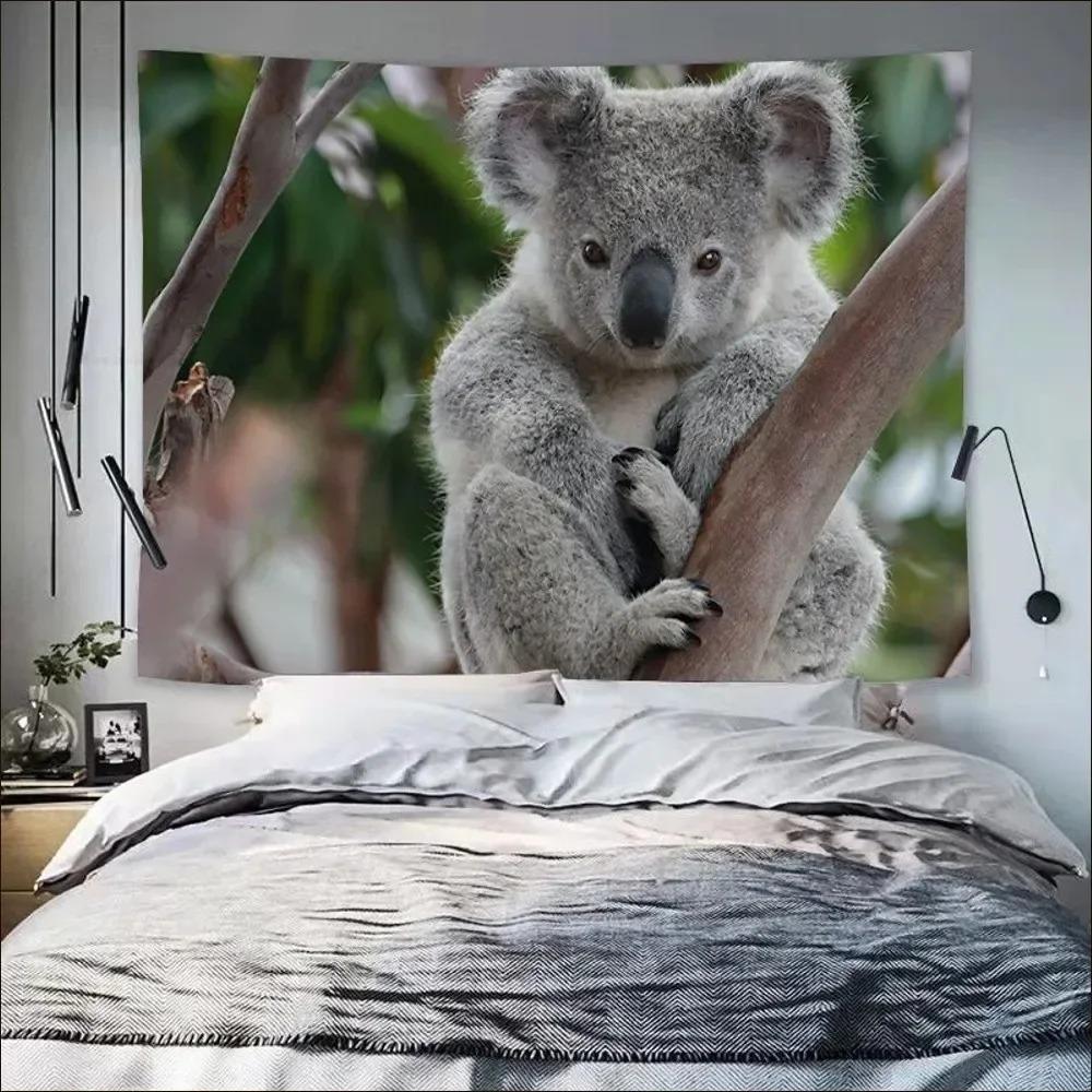 Animal Cute Koala Wall Decor Tapestry Home Living Room Tapestry