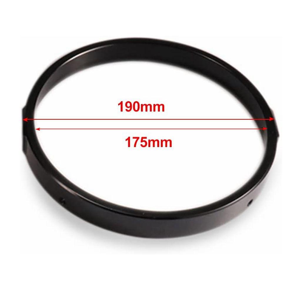 7 INCH LED Headlights Trim Bracket for Lamp Motorcycle Spotlights Adapter Ring Motorcycle Bracket Black Chrome Universal