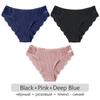 3Pcs/set  Cotton Patchwork Lace Panties Women Comfortable Briefs S-2XL Ladies Low-Rise Underwear Soft Underpants Lingerie