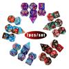 for RPG DnD D4 D6 D8 D10 D12 D20 Acrylic Dice Mixed Color Dice Double-Colors Polyhedral Dice