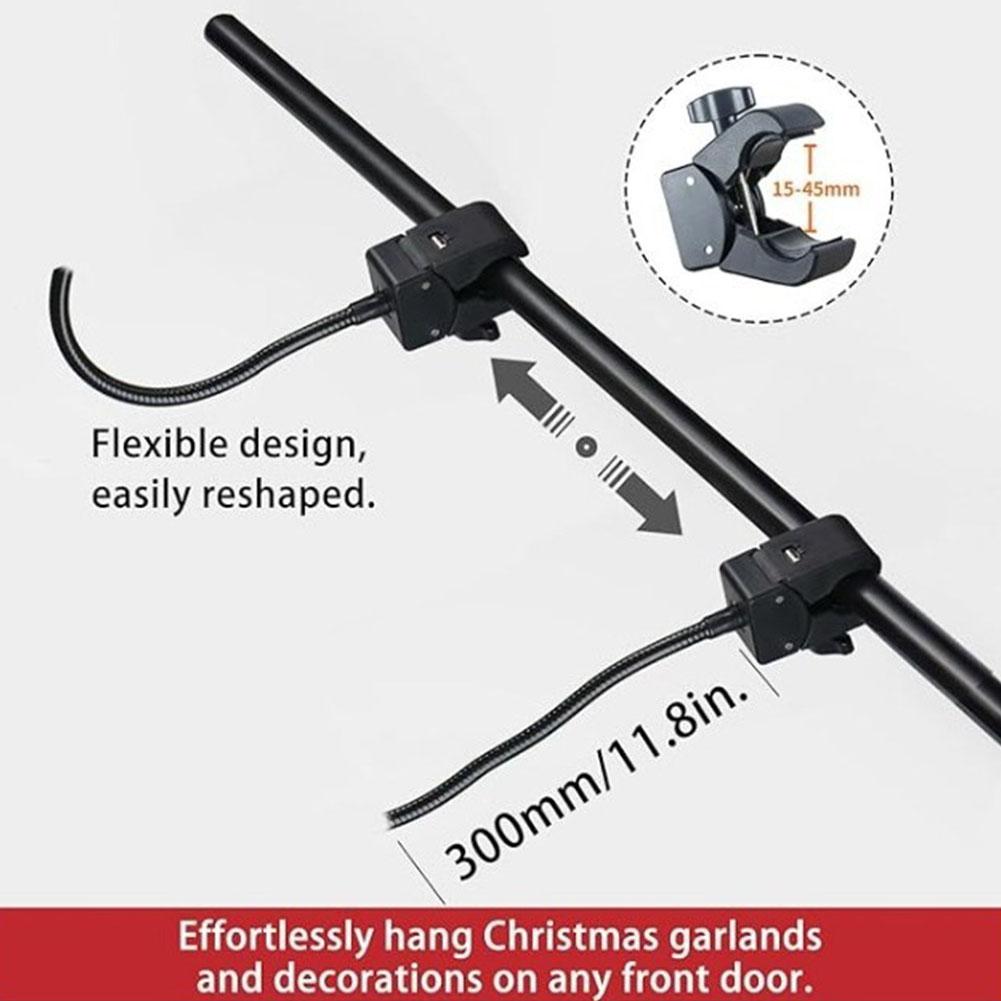 Adjustable Garland Hanger, No Screws No Drilling, Glue-Free, Damage Free For Door Frame, Christmas Decoration Garland Hanger
