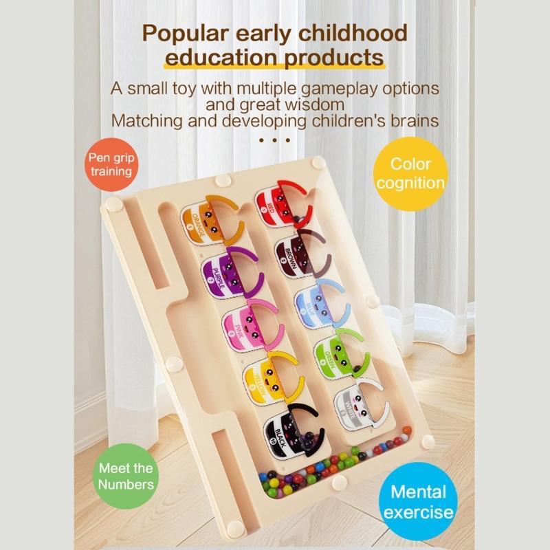 Интерактивная ходячая бусина-игрушка для дошкольников Магнитный лабиринт-головоломка Развивает координацию рук и глаз Навыки логического мышления