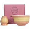 Ceramic Matcha Bowl Gradient Tea Salad Soup Bowl Green Tea Maker Cup  for Tea Set Accessories