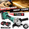 1000W 388VF 125mm Cordless Impact Angle Grinder Electric Polisher Cutting Grinding Machine DIY Power Tool