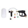 Многофункциональный пистолет для мойки автомобилей под высоким давлением с 5 насадками для пены, набор баллонов с пеной M22x1,5 мм