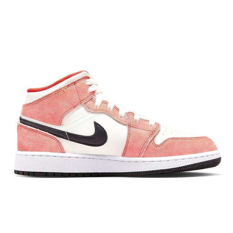 Jordan 1 Mid SE Оранжевая замша GS DV1336-800