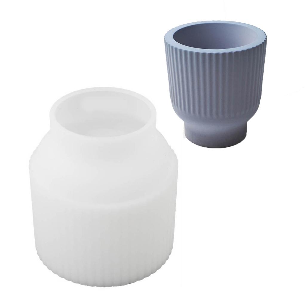 Силиконовая форма в форме чайной чашки, силиконовая форма для банок, антипригарная, легко извлекается из формы для изготовления штукатурки для банок, горшков, литья смолы своими руками