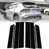 8Pcs Car Door Window Trim Pillar Posts Molding Cover Stickers Auto Styling Accessories Fit for Toyota Yaris Cross AC200 2023-2025