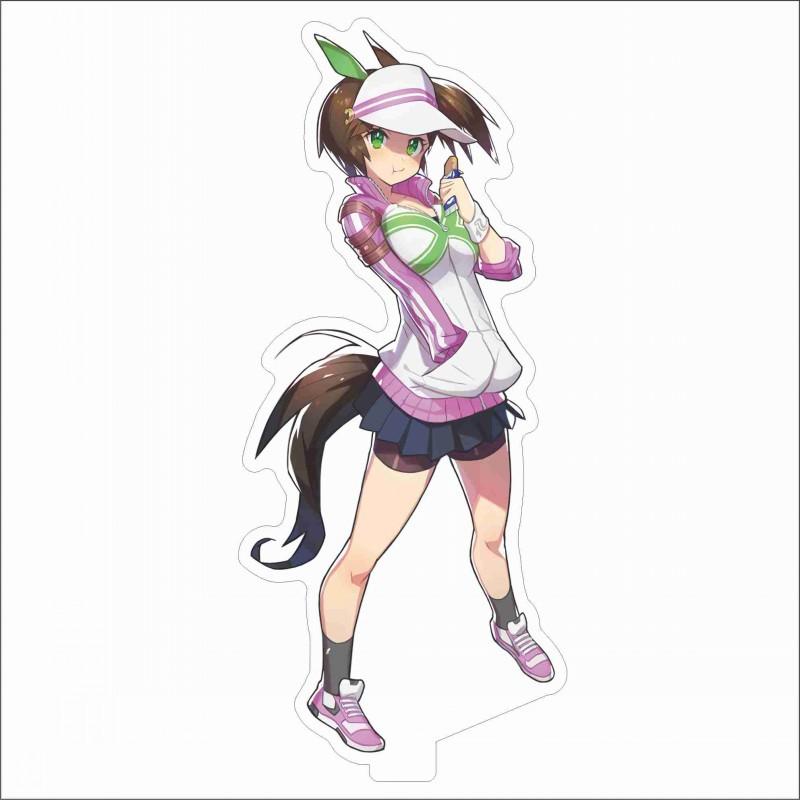 Япония красивая дербиль 15 см персонажи мультфильмов акриловая двухсторонняя подставка модель каваи милая офисная декоративная панель постоянные поклонники записи