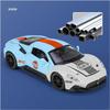 Модель игрушечного автомобиля в масштабе 1/32 MC20 911 Gulf, литая игрушка из сплава, звук и свет, коллекционная вещь, детский подарок на день рождения