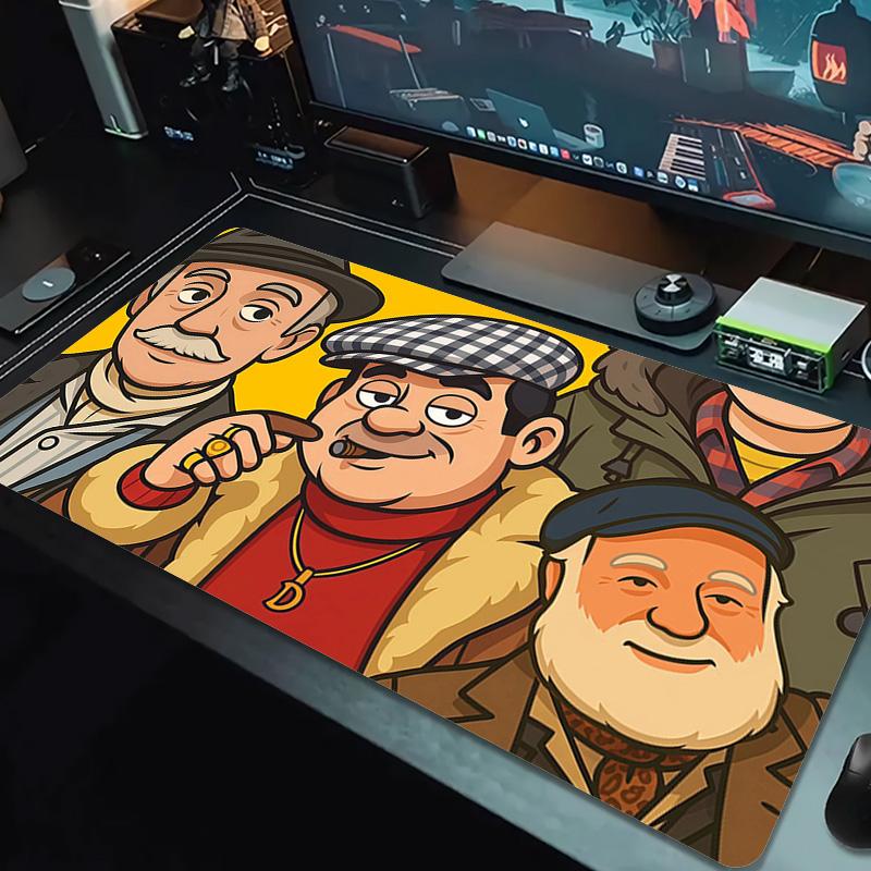 Only Fools and Horses Print Cushion Non-slip Laptop Tablet Big Mousepad XXL Mat Mini PC Playmat With Lock edge