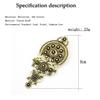 Bohemian Women's Brooch Vintage Flower Pendant Brooch Vintage Gold Color Bridal Jewelry Gift