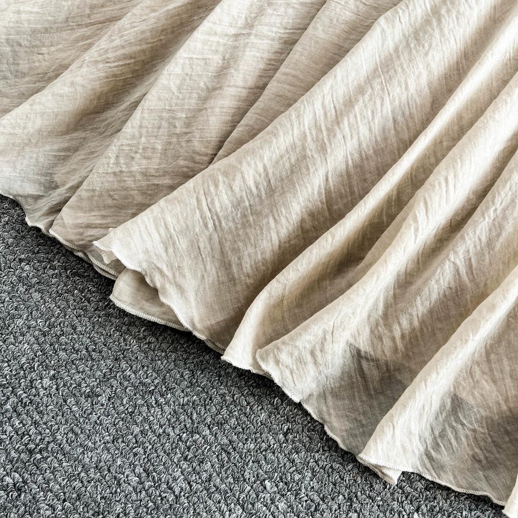 Dimanaf 2025 Summer Solid Women New Skirts Elastic Elegant White Pleated Skirts Lace High Waist