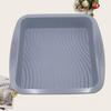 9 Inch Nonstick Square Cake Pan Easy Release Non-Slip High Temperature Resistant Silicone Cake Mold Baking Pan DIY Supplies