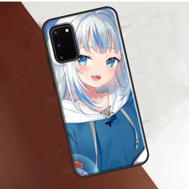 Чехол для телефона Gawr Gura Hololive Anime для Samsung Galaxy S21 S22 Note 20 Ultra S8 S9 S10 Note 10 Plus S20 FE
