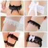 1pcs Cosplay Sexy Fashion Bride Bowknot Lace Thigh Ring Garter Leg Ring Bridal Leg Garter