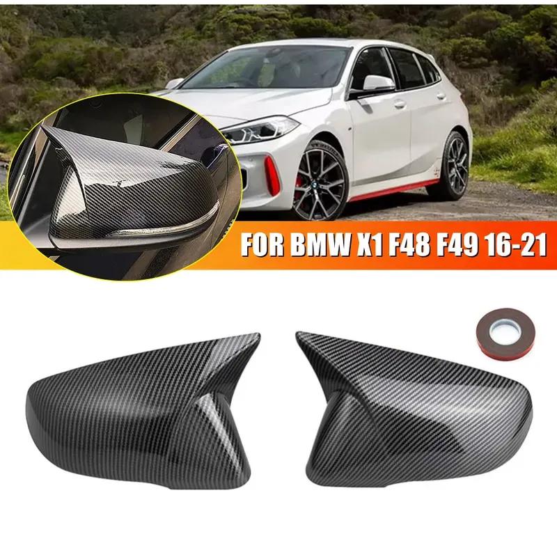 For BMW X1 F48 X2 F39 Z4 G29 F45 F46 F52 F40 Toyota Supra ABS Car Rearview Side Mirror Cover Wing Cap Door Trim Adhesive Sticker
