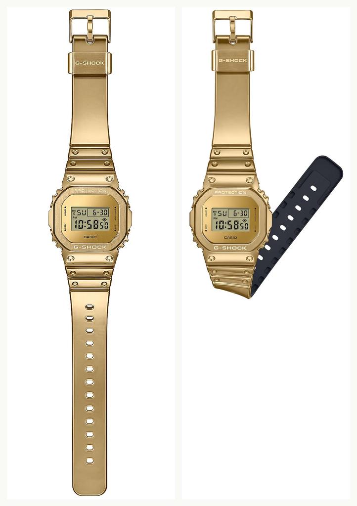 Часы Casio Fine Metallic Series Золотые G-Shock GM-5600YMG-9JF Мужские