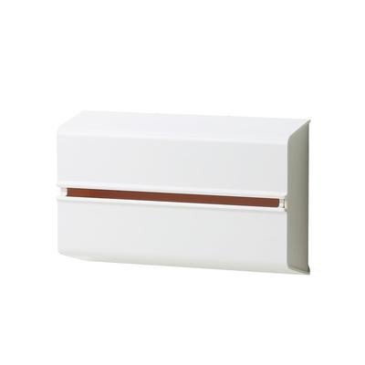 Ideaco Wall Mountable Paper WALL PT Towel/Tissue Holder, White,