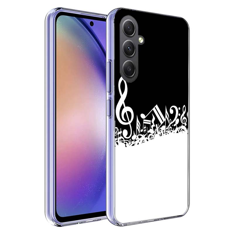 Музыкальный чехол для телефона с клавишами пианино Для Samsung A70 A50S A40 A30 A20E A16 A26 A36 A56 A17 Galaxy Note 20 10 9 8 A71 A51 A41 A31 A21S A
