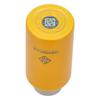 RevoMax V3 Vacuum Insulated Flask DWF-12137B, Lemon Yellow, 355mL Slim, One-Touch Operation, Keeps Drinks Hot or Cold, Perfect for Carbonating
