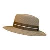 Summer seaside vacation beach hat women's sunscreen sunshade straw hat mid-line ribbon flat top hat simple flat edge hat tide