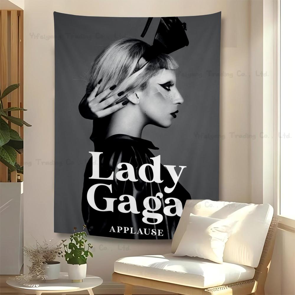 Lady Gaga Singer Colorful Tapestry Wall Hanging Bohemian Wall Tapestries Mandala Wall Art Decor