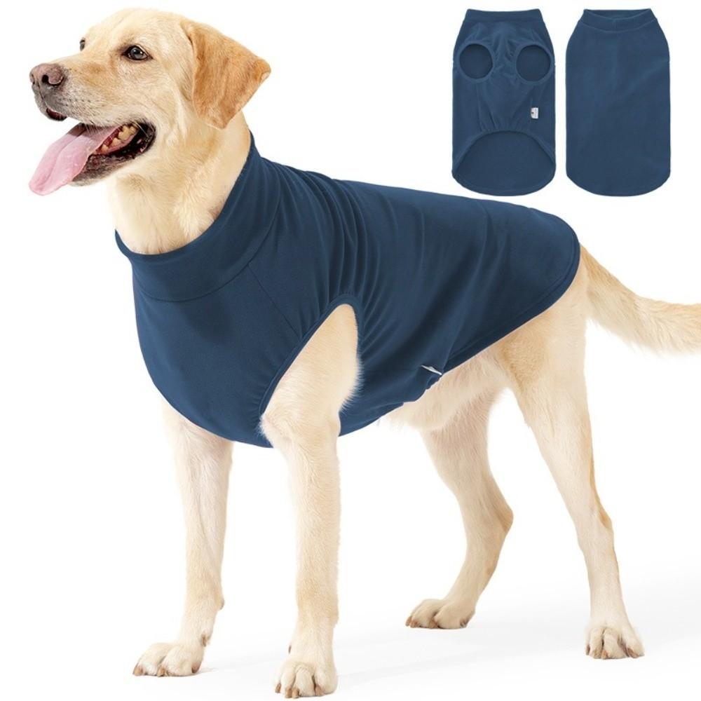 Stretchy Pullover Pet Calming Clothes Fleece Dog Pajamas Lightweight Dog Sweater Vest  Home Indoor