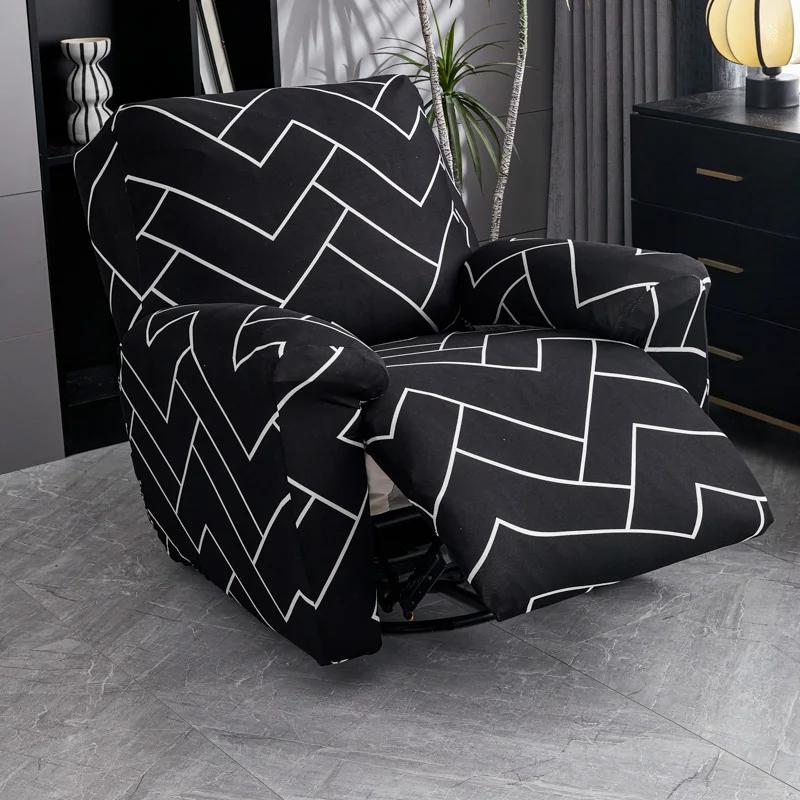 Чехол на 1-местное эластичное кресло-реклайнер, раздельный чехол на диван, грязеотталкивающий чехол на одинарное кресло-реклайнер для гостиной El Banquet
