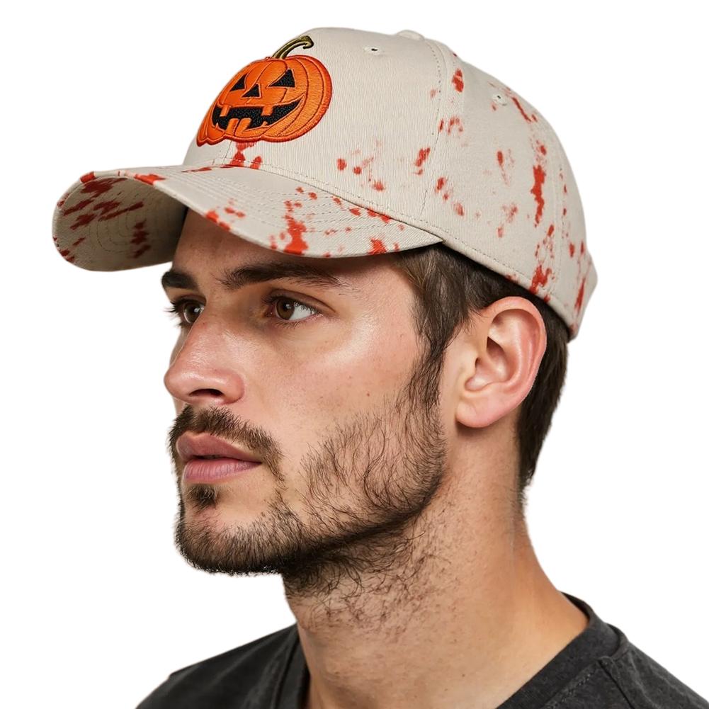 Unisex Baseball Cap Halloween Pumpkin Fashion Hats Embroidery Cap Casual Women Men Baseball Caps Soft Breathable Golf Sun Cap