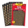 Наклейки Trend Glitter Stars Gold Sparkle Stars Value Pack 1300 шт. T46935