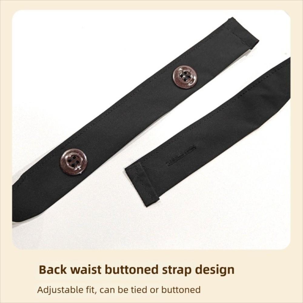 Waterproof Black Stylist Apron Professional Barber Shop Work Clothes Hairdressing Gown  Hairstylist