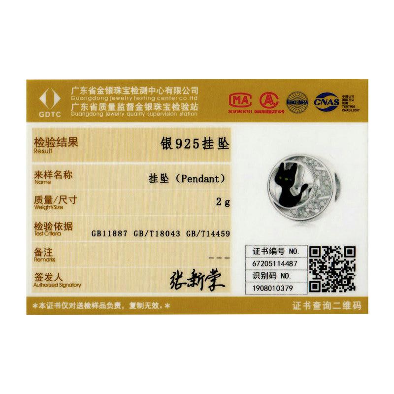 Bamoer Стерлингового Серебра 925 Оригинальный Шарм Хэллоуин Черный Кот CZ Серебро для Брендовых Ювелирных Изделий DIY Сделать для женщин Девушка