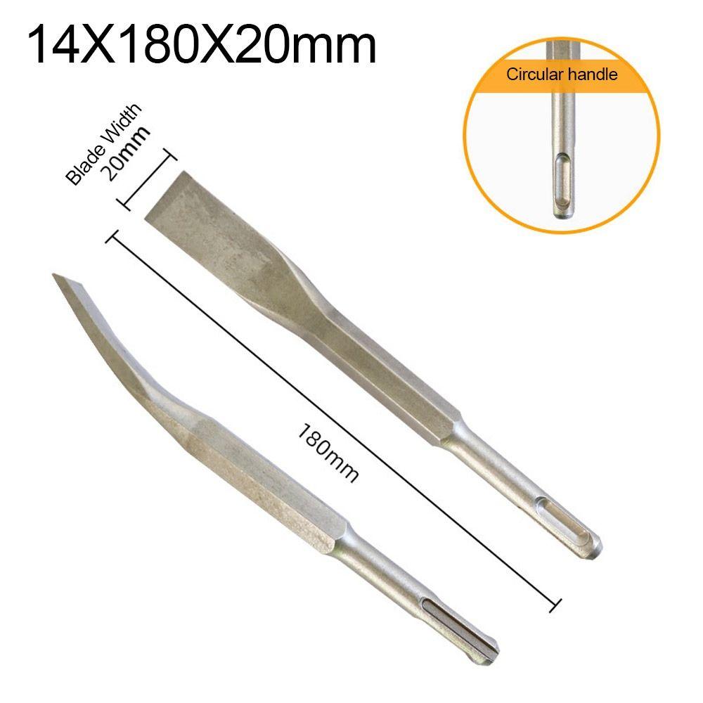 Изогнутая плоская зубило с локтевой головкой, стальная электрическая дрель-перфоратор, ударная дрель-перфоратор для кирпича