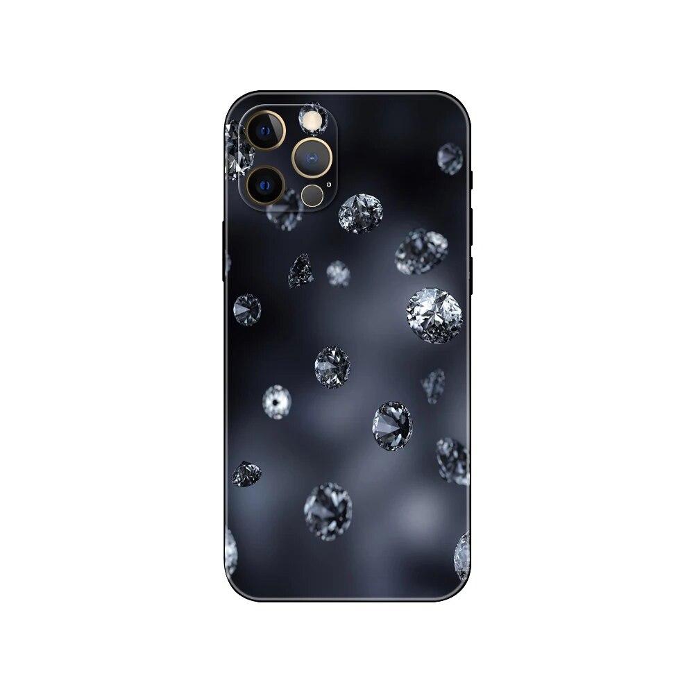 Diamond Phone Case For iPhone Samsung Galaxy Redmi Xiaomi Oppo OnePlus Note S A 7 8 9 10 11 12 13 14 20 21 22 23 53 54 Pro Max Plus Ultra TPU Soft