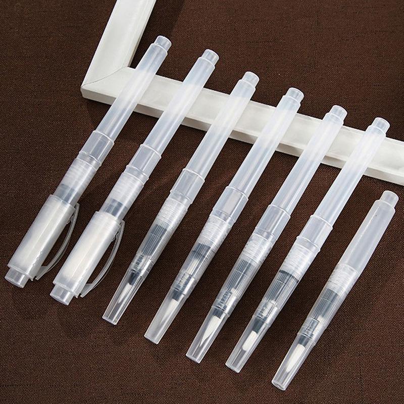 Solid Watercolor Fountain Pen Irrigation Painting Brush Water Storage Pen Water-Soluble Color Pencil Painting Pen