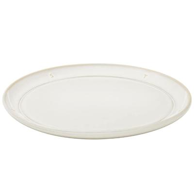 Линия Staub Boussole Керамика Сделано в Среднем Японская линия Boussole Керамическая Тарелка Тарелка, 22 см, Цвет слоновой кости, Португалия, Тарелка, Безопасно для микроволновой печи [Официальный