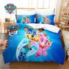 Paw Patrol Bedding Set 3Pcs Duvet Cover Chase Marshall Skye Rubble Rocky Zuma Everest Ryder Kids Boys Girls Gift