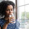Carafe filtrante en verre BRITA - Model One bleue - Capacité 2,5L dont 1,5L d'eau filtrée - 1 Cartouche Maxtra Pro All-In-1 incluse