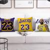 L-LeBron-J-James Basketball cushion cover Pillow Sofa Printing Decoration Room Home Office Coffee Shop Car Nordic Simplicity