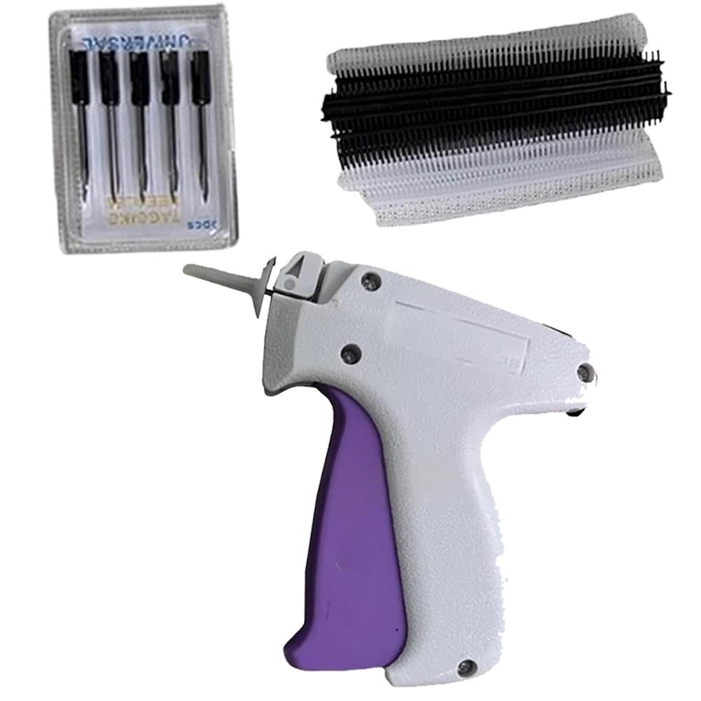 Пистолет для ценников с 6 иглами Мини-стежковый пистолет Стежковая подшивочная машина Инструмент для прикрепления бирок Швейная машина для одежды носков шляп