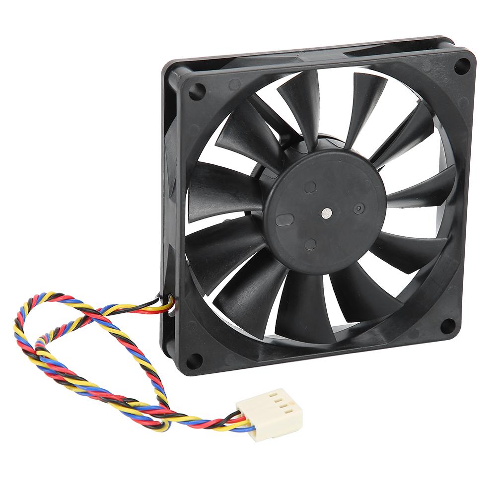 8cm 12V 0.50A 5300rpm Cooling Fan 4 Wires PWM Temperature Control Cooler for Mainframe Box