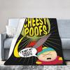 Супер Мягкий Плед Southpark Cheesy Poofs Премиум Фланелевый Флис Легкий Плед для Кровати Теплые Плюшевые Пледы Все Сезоны