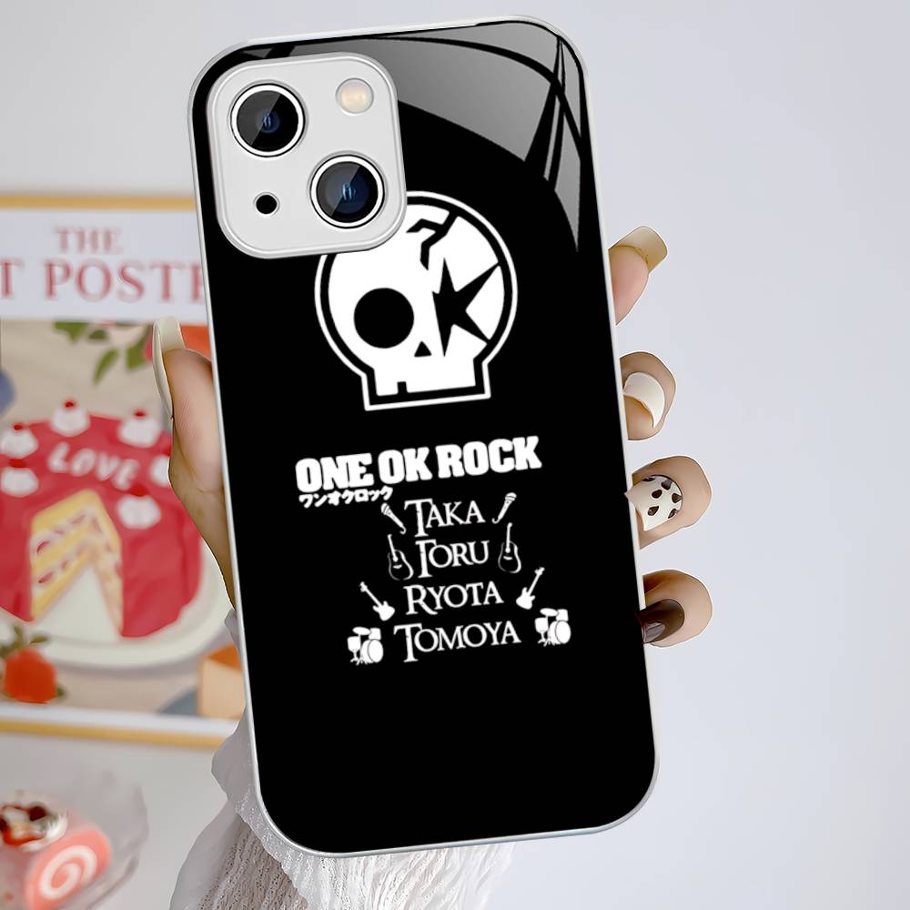 Japanese Rock O-ONE OK ROCK Band Tempered Glass For Iphone 14 13 12 11 Pro Mini XS MAX 14Plus X XS XR Cover