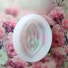 Novelty Women Genital Shape Candy Mold Silicone Mould Tray DIY Mould Tray for Soap Candles Cake Decor Crafts White