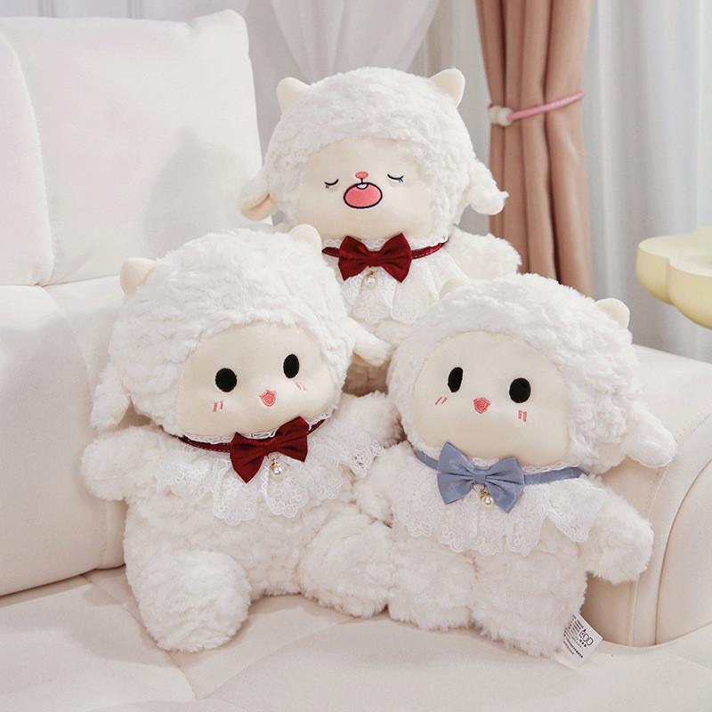 Adorable Plush Sheep Doll Soft Toy Perfect For Kids Bedtime Cuddles And Birthday Gifts