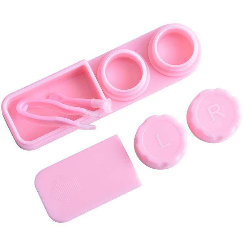 Портативный минималистичный контейнер для контактных линз и коробка для хранения контактов и очков