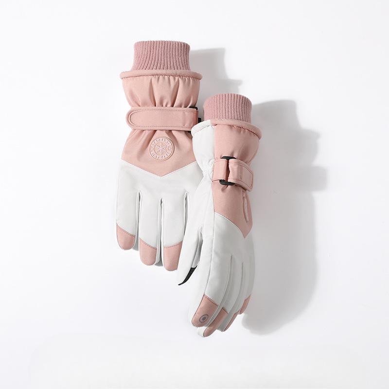 Мужские и женские зимние лыжные перчатки Original Standard Plus бархатные толстые теплые водонепроницаемые для холодной зимы для езды на мотоцикле электровелосипеде