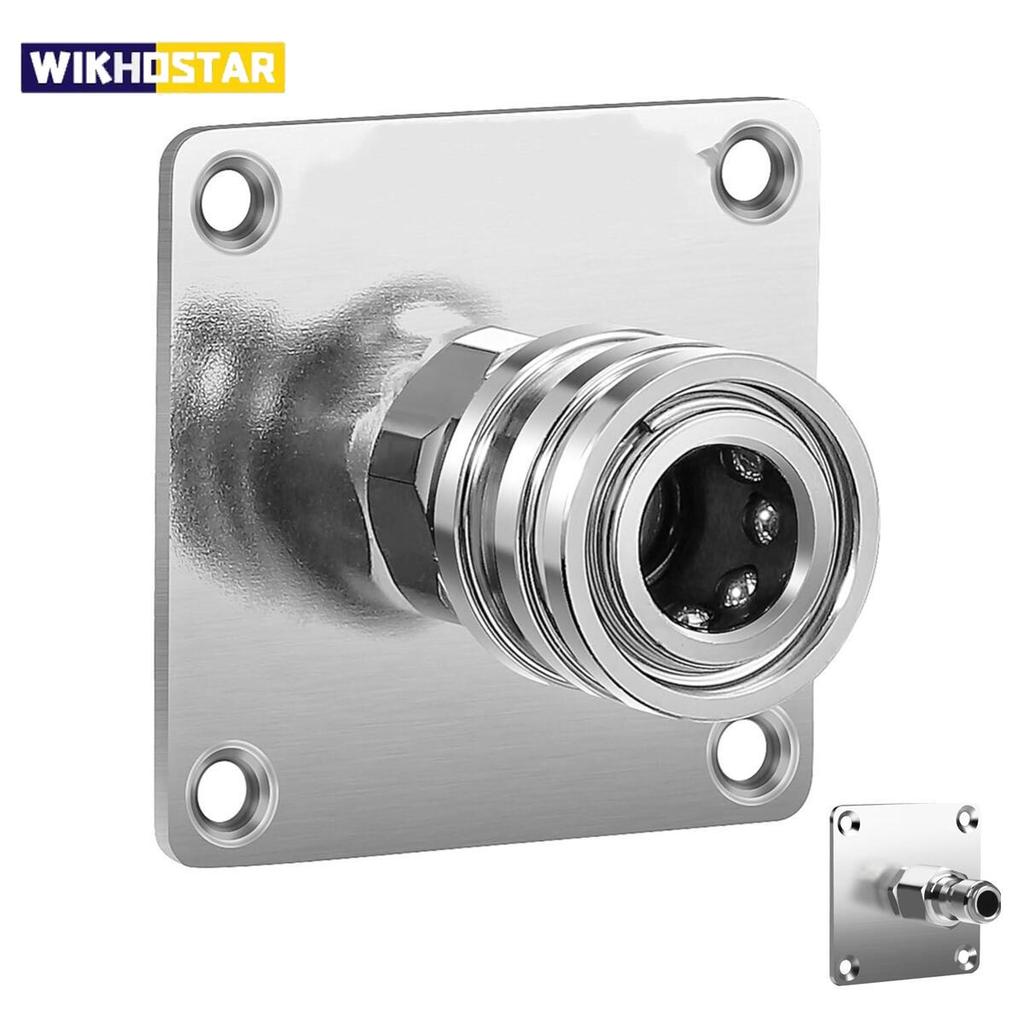 Насадка для пенной пушки, держатель для водяного пистолета, настенное крепление для мойки высокого давления, стойка для хранения принадлежностей, быстроразъемное соединение из нержавеющей стали 1/4 дюйма